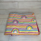 Rainbow Lines Minky Blanket 42" x 47"