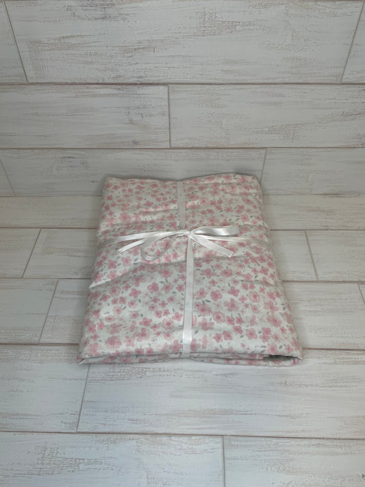 Floral Minky Blanket 40" x 48"