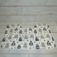 Monochrome Bear Burp Cloths