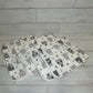 Monochrome Bear Burp Cloths