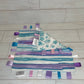 Purple, Pink and Blue Tie-die Taglet