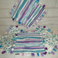 Purple, Pink and Blue Tie-die Taglet