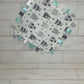 Monocrome Bear & Light Blue Sensory Taglet
