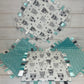 Monocrome Bear & Light Blue Sensory Taglet