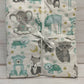 Cute Animals Minky Blanket 42" x 46"
