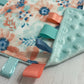 Mint & Coral Floral Taglet