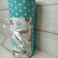 Giraffes & Elephants with Dots Swaddle Blanket