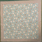 Sheep on Blue with Gray Dots Swaddle Blanket